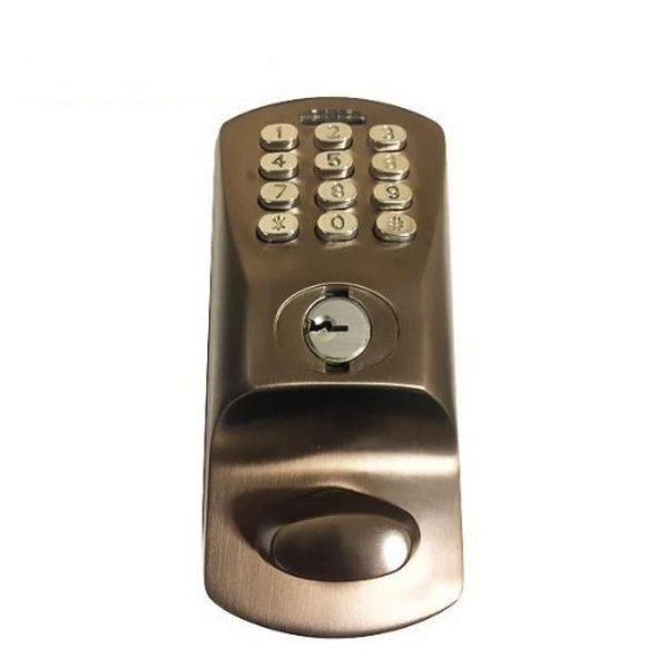 Kaba KABA: E-PLEX E1500 Deadbolt Lock With Key Override Dark Bronze KABA-E150274441